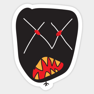 JackAttack Mr. Screamy Roar Sticker